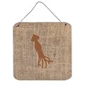 Micasa Squid Burlap And Brown Aluminium Metal Wall Or Door Hanging Prints MI234553